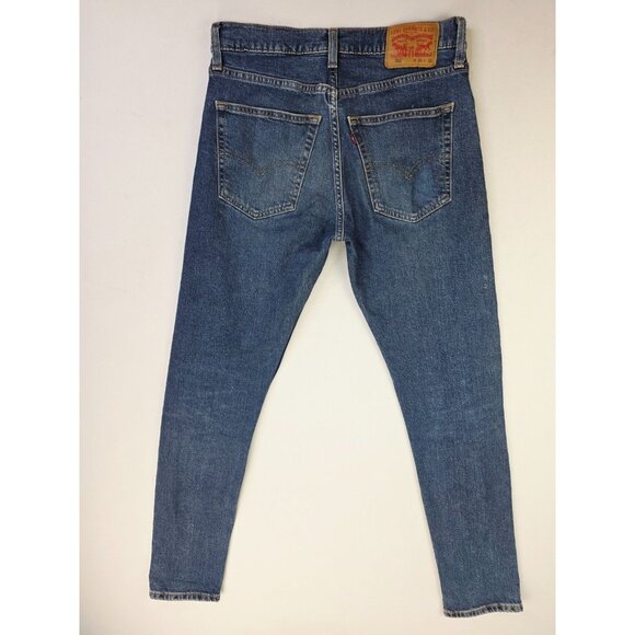 Levi's Size 31X32 Mens 512 Blue Denim 5 Pocket Logo Tag Jeans - Picture 1 of 13